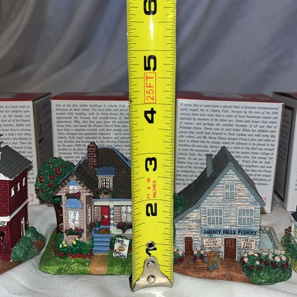 Liberty fall lot of 5 the Americana collection depicting old western community - Picture 15 of 15